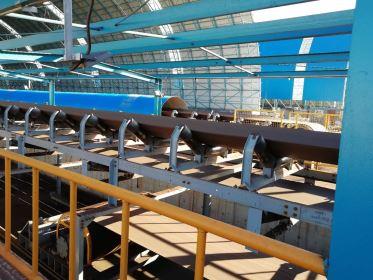Dây thép băng cao Rubebr băng tải cho trạm trung chuyển số lượng lớn